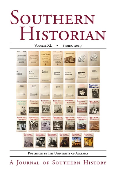 2019 Southern Historian Volume 40