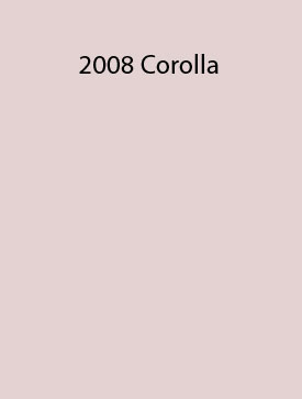 2008 Corolla Volume 116