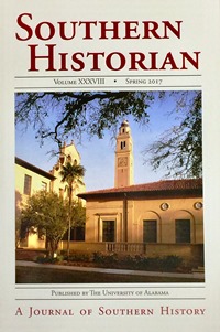 2017 Southern Historian Volume 38